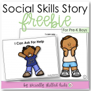 I Can Ask For Help | Social Skills Story and Activities | For Boys Pre-K